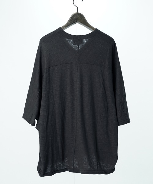 EGO TRIPPING（エゴトリッピング）の「mt10247- KITE V-NECK Ｖネックシャツ(666652)（Tシャツ/カットソー・メンズ・ブラック/ブラウン/キャメル/チャコール・48/46）」の13枚目の写真