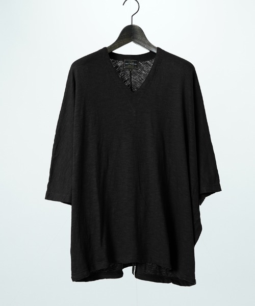 EGO TRIPPING（エゴトリッピング）の「mt10247- KITE V-NECK Ｖネックシャツ(666652)（Tシャツ/カットソー・メンズ・ブラック/ブラウン/キャメル/チャコール・48/46）」の16枚目の写真