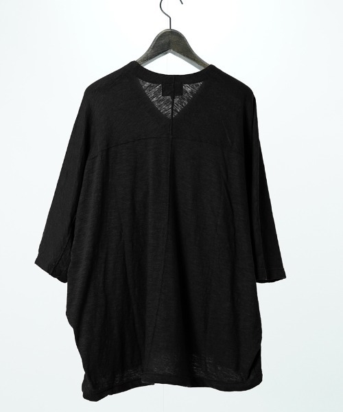EGO TRIPPING（エゴトリッピング）の「mt10247- KITE V-NECK Ｖネックシャツ(666652)（Tシャツ/カットソー・メンズ・ブラック/ブラウン/キャメル/チャコール・48/46）」の17枚目の写真