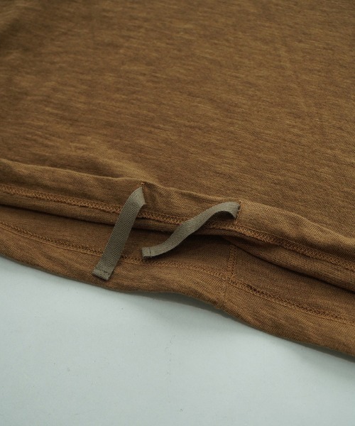 EGO TRIPPING（エゴトリッピング）の「mt10247- KITE V-NECK Ｖネックシャツ(666652)（Tシャツ/カットソー・メンズ・ブラック/ブラウン/キャメル/チャコール・48/46）」の22枚目の写真