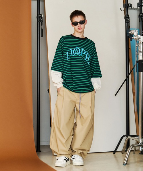 【UNISEX】CORD BELT CURVE PANTS/コードベルトカーブパンツ