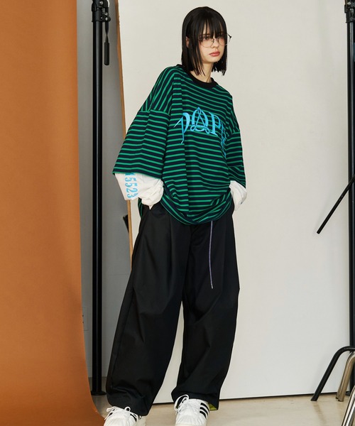 【UNISEX】CORD BELT CURVE PANTS/コードベルトカーブパンツ