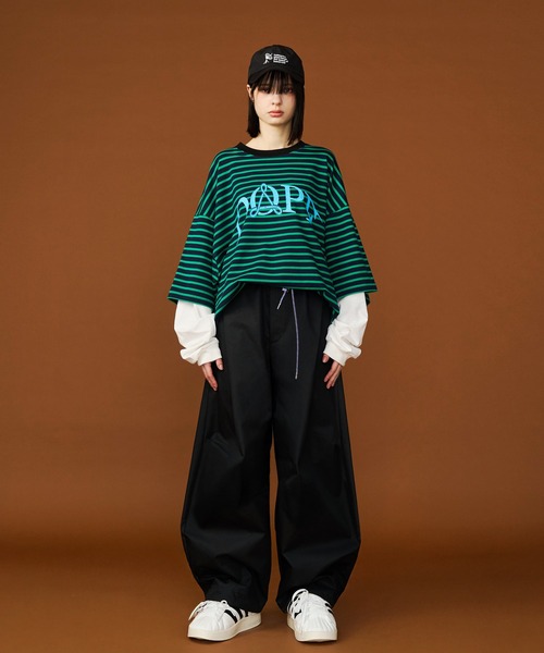 【UNISEX】CORD BELT CURVE PANTS/コードベルトカーブパンツ