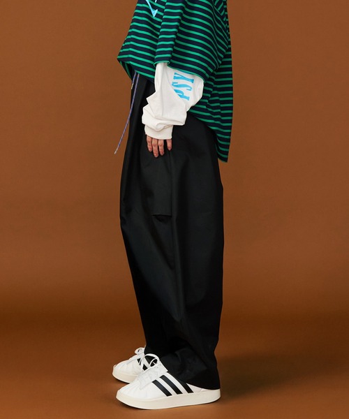 【UNISEX】CORD BELT CURVE PANTS/コードベルトカーブパンツ