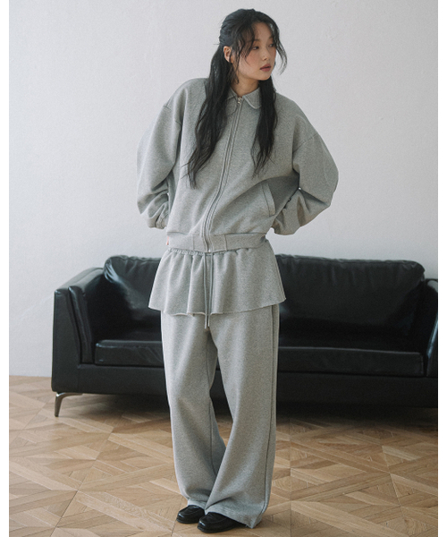 HAVISM（ヘビズム）の「WP ROUND COLLAR ZIP UP JACKET(GREY)（ナイロンジャケット・レディース・その他・ONE SIZE）」の2枚目の写真