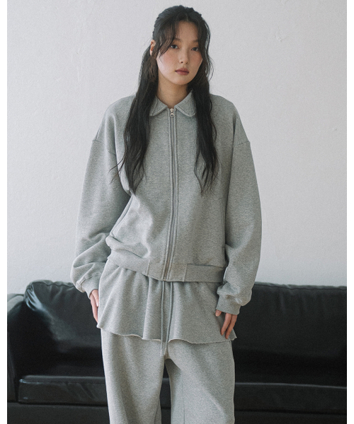 HAVISM（ヘビズム）の「WP ROUND COLLAR ZIP UP JACKET(GREY)（ナイロンジャケット・レディース・その他・ONE SIZE）」の4枚目の写真