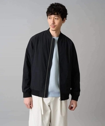 a.v.v（アーヴェヴェ）の「【イージーケア 洗濯機で洗える 撥水 毛玉になりにくい ストレッチ】ピケナイロンリブブルゾン（その他アウター）」