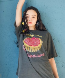 Three Four Time | イチゴタルト柄Tシャツ(Tシャツ/カットソー)