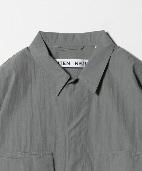 CITEN（シテン）の「＜CITEN＞ミリタリーポケットシャツジャケット（ブルゾン・メンズ・ブラック/グレー系・L/M）」の15枚目の写真