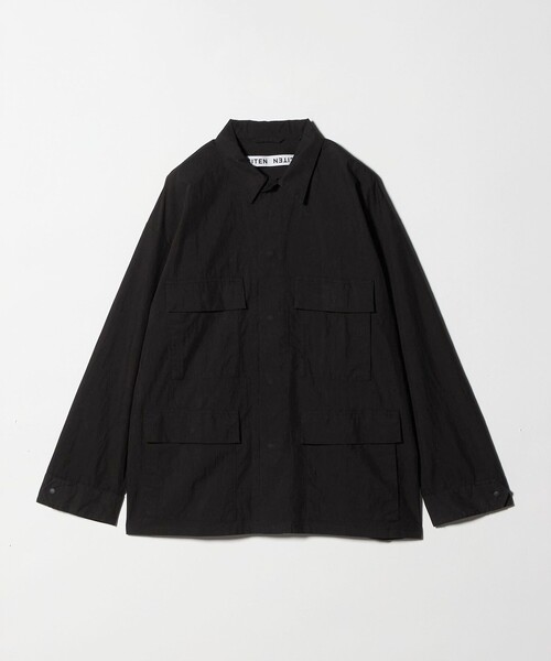 CITEN（シテン）の「＜CITEN＞ミリタリーポケットシャツジャケット（ブルゾン・メンズ・ブラック/グレー系・L/M）」の22枚目の写真