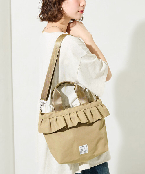 限定展開 FREAK'S STORE フリル 2WAY ハンド ショルダー バッグ
