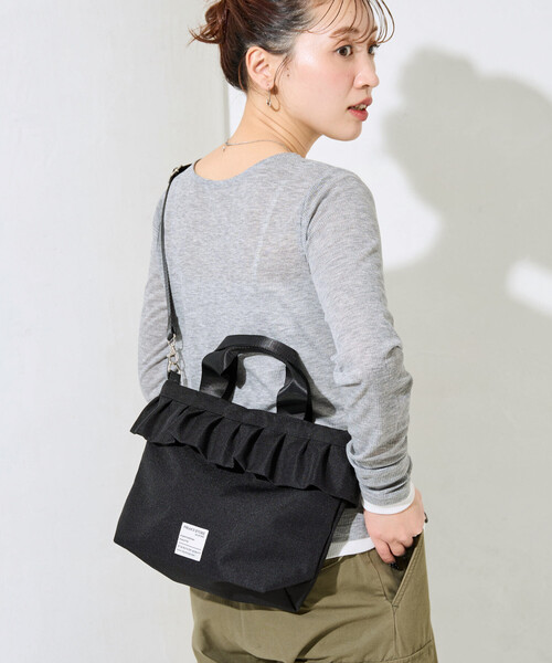 限定展開 FREAK'S STORE フリル 2WAY ハンド ショルダー バッグ