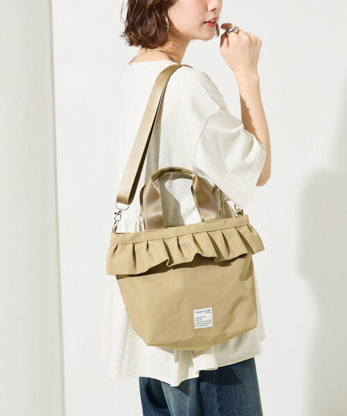 限定展開 FREAK'S STORE フリル 2WAY ハンド ショルダー バッグ