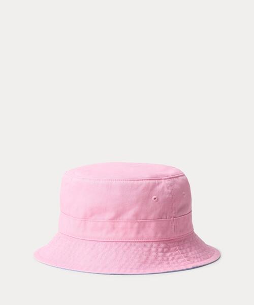 POLO RALPH LAUREN(ポロ ラルフ ローレン)の「コットン バケット ハット(ハット・メンズ・ピンク・L/XL/S/M)」の5枚目の写真