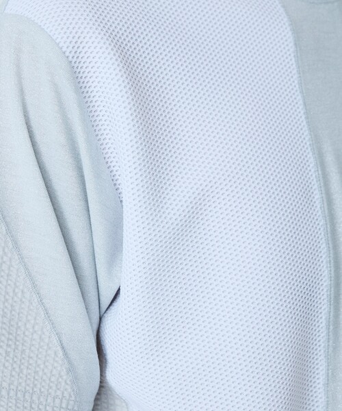 5351 POUR LES HOMMES（ゴーサンゴーイチプールオム）の「【パッチワーク】半袖 Tシャツ（Tシャツ/カットソー・メンズ・ライトグレー/ブラック・48/46/44/50）」の10枚目の写真