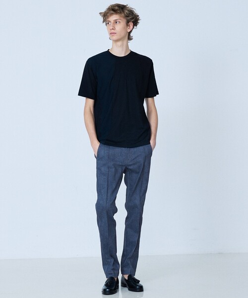 5351 POUR LES HOMMES（ゴーサンゴーイチプールオム）の「【パッチワーク】半袖 Tシャツ（Tシャツ/カットソー・メンズ・ライトグレー/ブラック・48/46/44/50）」の15枚目の写真