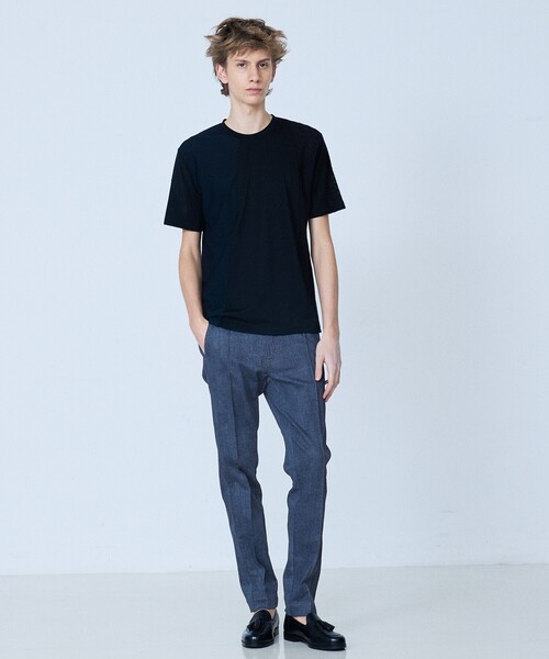 5351 POUR LES HOMMES（ゴーサンゴーイチプールオム）の「【パッチワーク】半袖 Tシャツ（Tシャツ/カットソー・メンズ・ライトグレー/ブラック・48/46/44/50）」の16枚目の写真