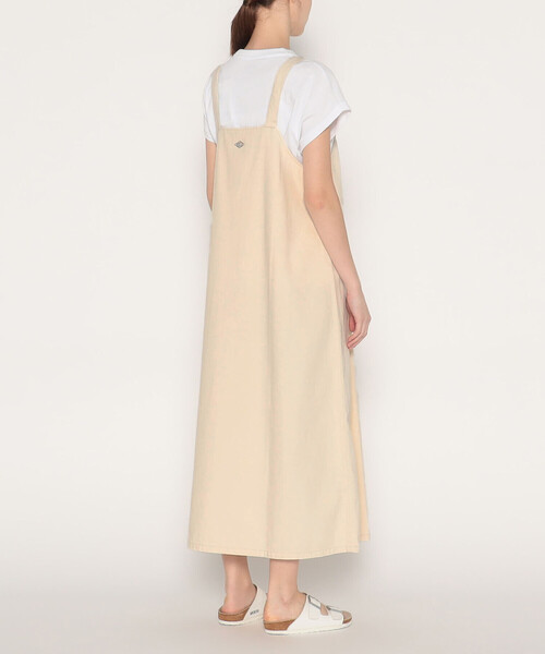 DANTON（ダントン）の「Women's Cotton Drill Overalls Skirt（ジャンパースカート・レディース・アイボリー・36）」の6枚目の写真