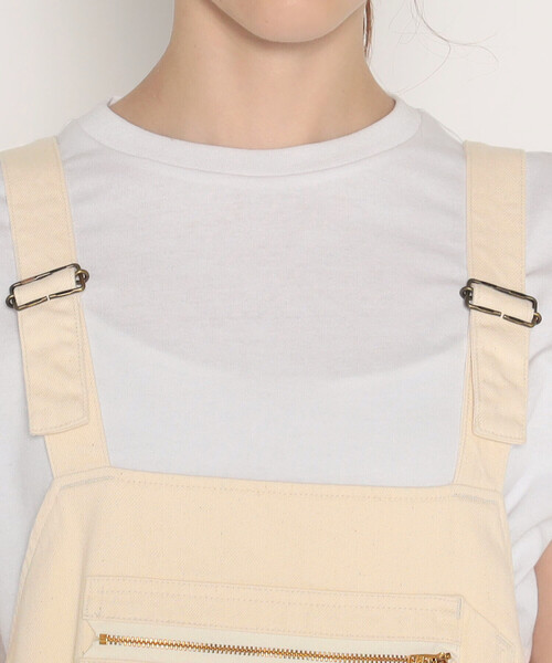 DANTON（ダントン）の「Women's Cotton Drill Overalls Skirt（ジャンパースカート・レディース・アイボリー・36）」の8枚目の写真