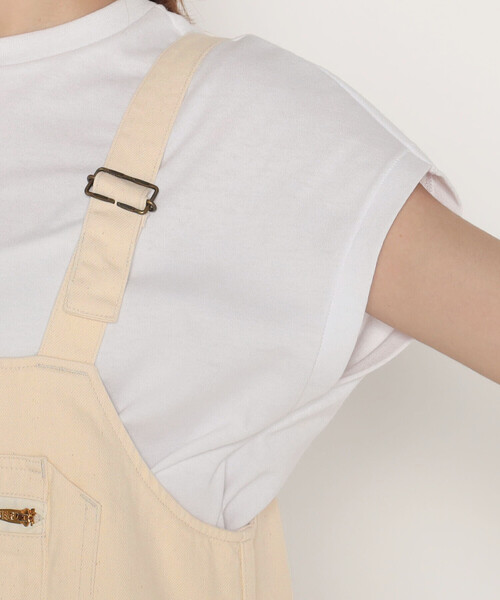 DANTON（ダントン）の「Women's Cotton Drill Overalls Skirt（ジャンパースカート・レディース・アイボリー・36）」の9枚目の写真