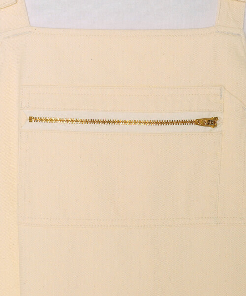 DANTON（ダントン）の「Women's Cotton Drill Overalls Skirt（ジャンパースカート・レディース・アイボリー・36）」の11枚目の写真