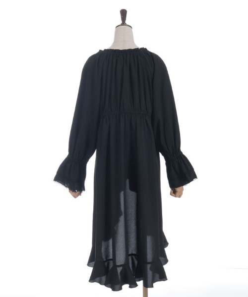 axes femme（アクシーズファム）の「ボリュームフリルガウン（カーディガン/ボレロ・レディース・ブラック/ホワイト/ピンク・FREE）」の13枚目の写真