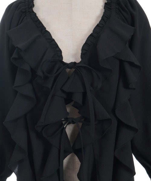 axes femme（アクシーズファム）の「ボリュームフリルガウン（カーディガン/ボレロ・レディース・ブラック/ホワイト/ピンク・FREE）」の16枚目の写真