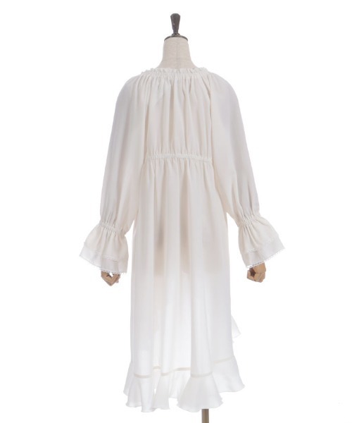 axes femme（アクシーズファム）の「ボリュームフリルガウン（カーディガン/ボレロ・レディース・ブラック/ホワイト/ピンク・FREE）」の21枚目の写真