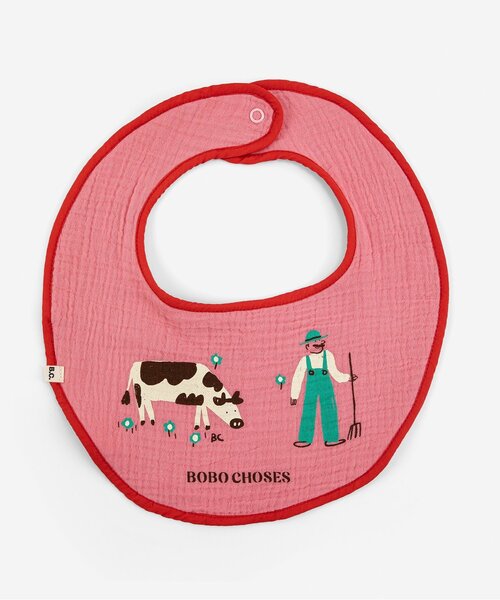 BOBO CHOSES（ボボショーズ）の「Juicy Tomatoes bib 2P【ベビー】（スタイ/よだれかけ・キッズ・マルチ・FREE）」の3枚目の写真