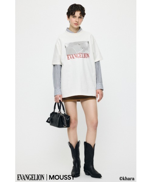 MOUSSY(マウジー)の「EVA KAORU GRAPHIC Tシャツ(Tシャツ/カットソー・レディース・ブラック/ホワイト・FREE)」の6枚目の写真