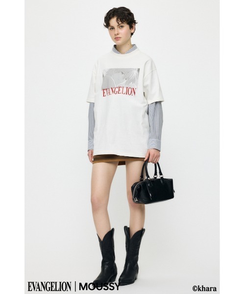 MOUSSY(マウジー)の「EVA KAORU GRAPHIC Tシャツ(Tシャツ/カットソー・レディース・ブラック/ホワイト・FREE)」の7枚目の写真