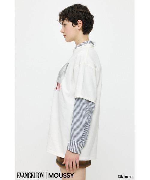 MOUSSY(マウジー)の「EVA KAORU GRAPHIC Tシャツ(Tシャツ/カットソー・レディース・ブラック/ホワイト・FREE)」の9枚目の写真
