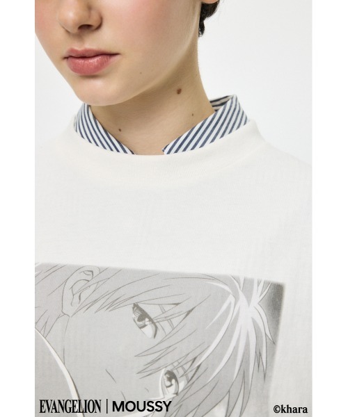 MOUSSY(マウジー)の「EVA KAORU GRAPHIC Tシャツ(Tシャツ/カットソー・レディース・ブラック/ホワイト・FREE)」の11枚目の写真