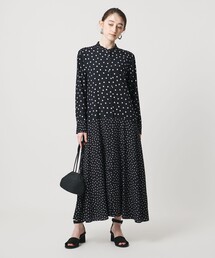 UNITED ARROWS（ユナイテッドアローズ）の「プリント シャツワンピース ‐ウォッシャブル‐（ワンピース）」