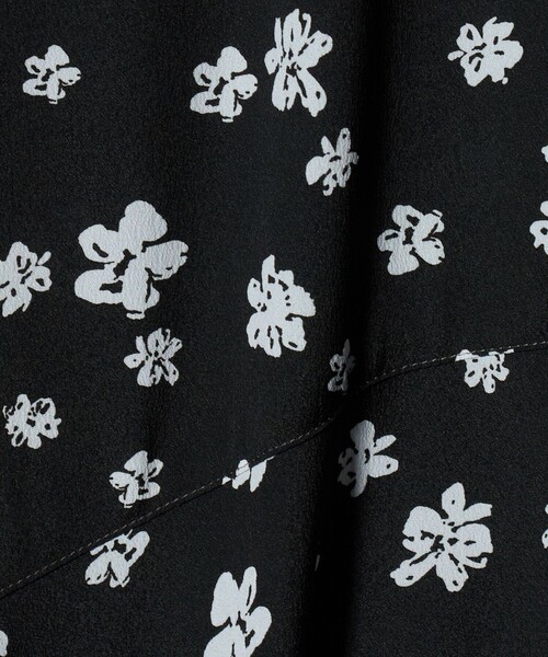 UNITED ARROWS（ユナイテッドアローズ）の「プリント シャツワンピース ‐ウォッシャブル‐（ワンピース・レディース・ブラック/ネイビー・38/36）」の9枚目の写真