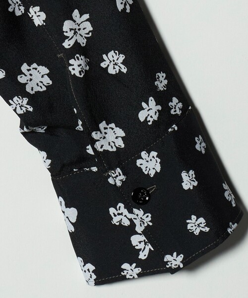 UNITED ARROWS（ユナイテッドアローズ）の「プリント シャツワンピース ‐ウォッシャブル‐（ワンピース・レディース・ブラック/ネイビー・38/36）」の15枚目の写真
