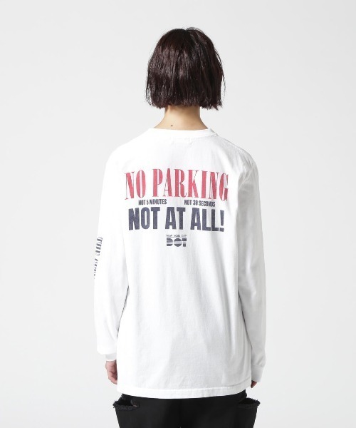 GOOD ROCK SPEED(グッドロックスピード)の「GOOD ROCK SPEED (グッドロックスピード) 【追加】NYCロングTシャツ/NO PARKING/UNISEX(Tシャツ/カットソー・レディース・ホワイト・L/M/XL)」の6枚目の写真