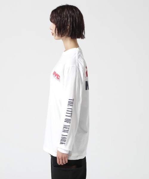 GOOD ROCK SPEED(グッドロックスピード)の「GOOD ROCK SPEED (グッドロックスピード) 【追加】NYCロングTシャツ/NO PARKING/UNISEX(Tシャツ/カットソー・レディース・ホワイト・L/M/XL)」の7枚目の写真