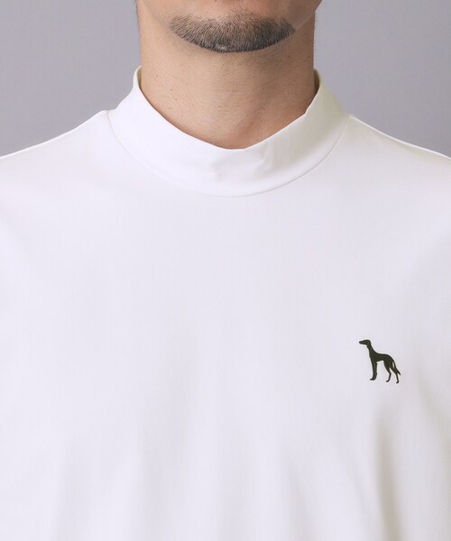 adabat(アダバット)の「【ADABAT NAVY】接触冷感/UVカット ナイロン混ストレッチ半袖モックT(Tシャツ/カットソー・メンズ・ブラック/ホワイト・46/50/48)」の9枚目の写真