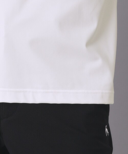 adabat(アダバット)の「【ADABAT NAVY】接触冷感/UVカット ナイロン混ストレッチ半袖モックT(Tシャツ/カットソー・メンズ・ブラック/ホワイト・46/50/48)」の12枚目の写真
