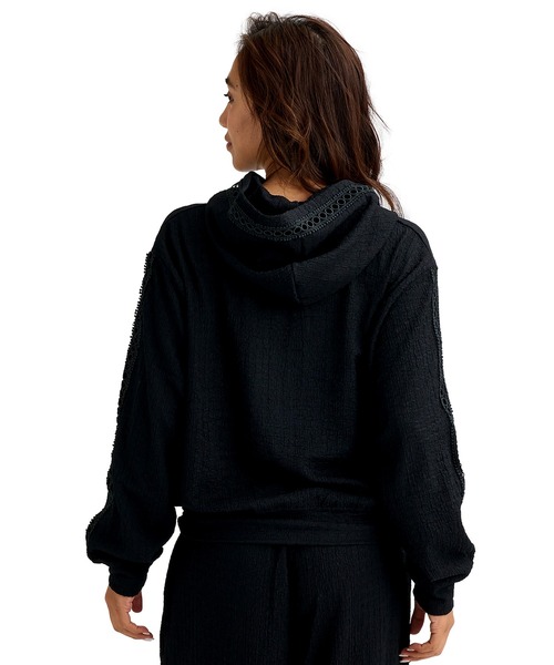 BILLABONG（ビラボン）の「BILLABONG/ビラボン ジップアップ パーカー UVカット 吸水速乾 塩素対応 BG013863 UT（パーカー・レディース・ホワイト/ブラック・M）」の8枚目の写真