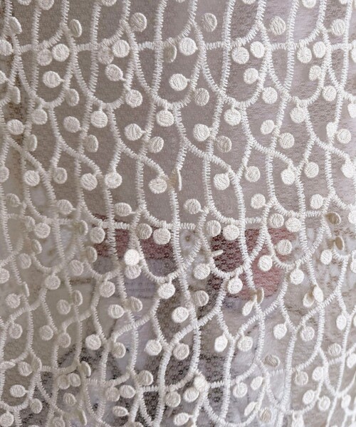 fredy emue(フレディエミュ)の「《セットアップ対応》フォーカスドット刺繍スカート(スカート・レディース・ブラック/オフホワイト・36/38)」の10枚目の写真