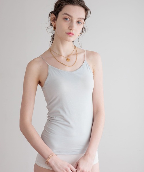 bijorie（ビジュリィ）の「【bijorie】[5つの機能付き]カップ付きキャミソール／NEW BASIC 26SS（インナーウェア/肌着・レディース・ライトグレー/オフホワイト/ブラック・MEDIUM/LARGE/LG）」の12枚目の写真