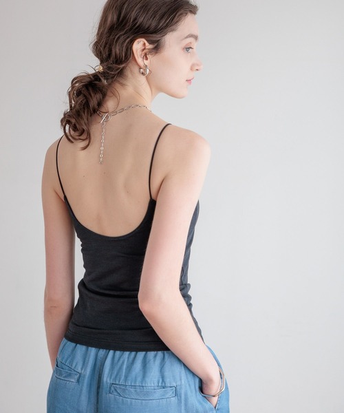 bijorie（ビジュリィ）の「【bijorie】[5つの機能付き]カップ付きキャミソール／NEW BASIC 26SS（インナーウェア/肌着・レディース・ライトグレー/オフホワイト/ブラック・MEDIUM/LARGE/LG）」の19枚目の写真