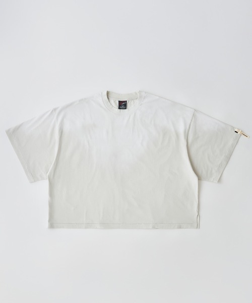 ADAM PATEK(アダムパテック)の「mt10337-widebox aging T Tシャツ(AP2614027)(Tシャツ/カットソー・メンズ・ブラック/グリーン/ピンク/ホワイト・2/1)」の1枚目の写真