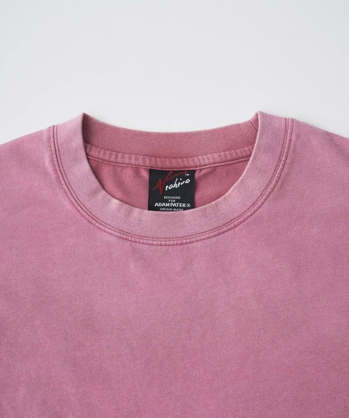ADAM PATEK(アダムパテック)の「mt10337-widebox aging T Tシャツ(AP2614027)(Tシャツ/カットソー・メンズ・ブラック/グリーン/ピンク/ホワイト・2/1)」の9枚目の写真