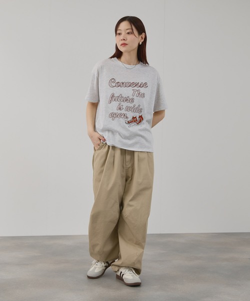 NAVY(ネイビー)の「NAVY チノワイドタックパンツ(チノパンツ・レディース・ブラック/ベージュ・M/L)」の16枚目の写真