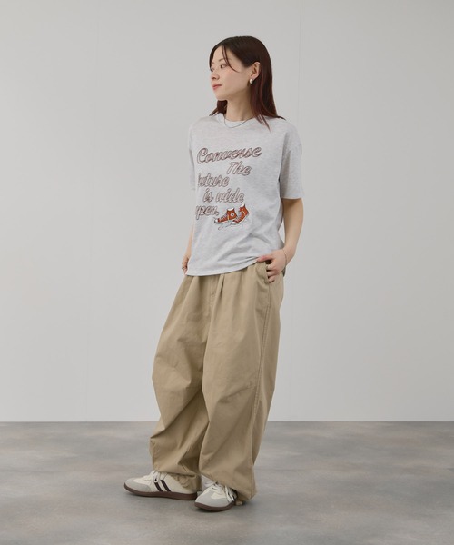NAVY(ネイビー)の「NAVY チノワイドタックパンツ(チノパンツ・レディース・ブラック/ベージュ・M/L)」の17枚目の写真