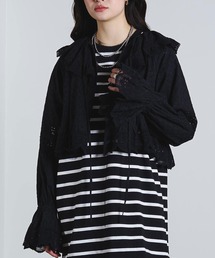 ROSE BUD | (mag.by c)COTTON EMBROIDERY L/S FRILL SHIRT(シャツ/ブラウス)