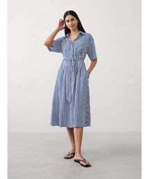 BANANA REPUBLIC FACTORY STORE | BANANA REPUBLIC FACTORY STORE　　プリーツ ミディ シャツワンピース(ワンピース)